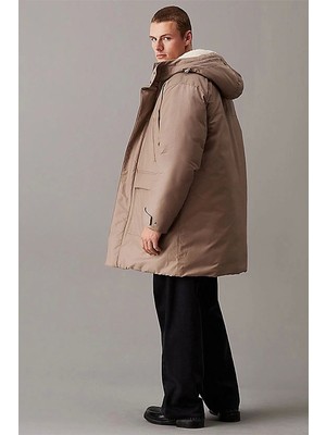 Calvin Klein Warm Cotton Nylon Long Parka