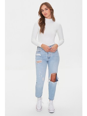 Forever 21 Balıkçı Yaka Bodysuit