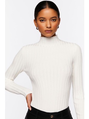 Forever 21 Balıkçı Yaka Bodysuit