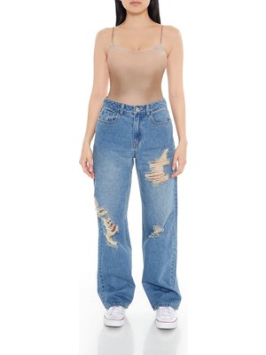 Forever 21 Renk Geçişli Askılı Body