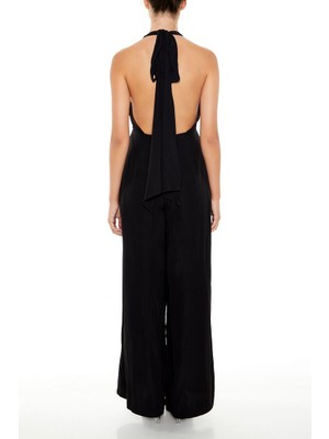 Wide-Leg Halter Yaka Tulum