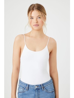 Forever 21 Dikişsiz Askılı Cami Bodysuit