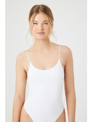 Forever 21 Dikişsiz Askılı Cami Bodysuit