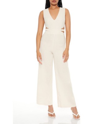 Cutout Wide-Leg Tulum