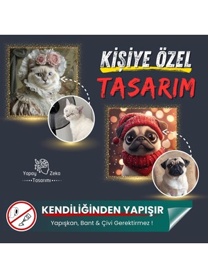 Pi Papers Kişiye Özel Tasarım, Kraliyet Aile Üyesi Posteri, Kişiselleştirilebilir Poster, Kedi Severlere Hediye, Akıllı Kağıt Poster Baskı