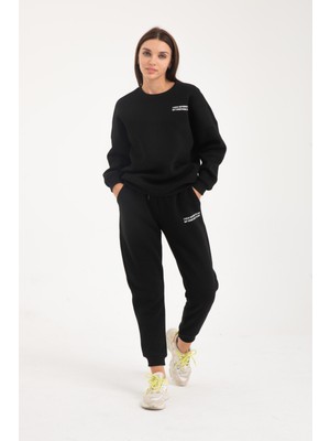 WKM GOLD Baskılı Şardonlu Bayan Takım