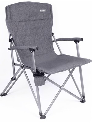 Orcamp Trono Katlanabilir Taşıma Çantalı Kamp Sandalyesi 4,2 kg Gri 95 cm Yükseklikte Konforlu Tasarım OUT-2170