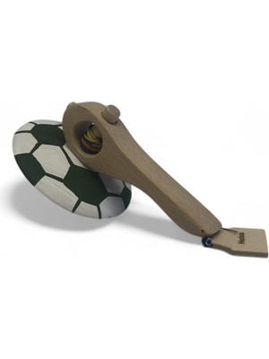 Hedea Fırtına Top Ahşap Topaç Yeşil