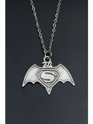 Had Safha Accessories Batman Süperman Düz Zincir Kolye