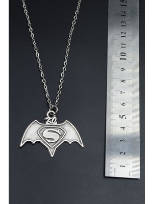 Had Safha Accessories Batman Süperman Düz Zincir Kolye