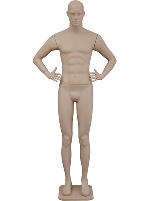 System Erkek Boy Manken Eli Belinde - Plastik Tablalı