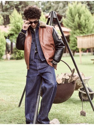 Koton Oversize Kot Ceket Crop Boy Kapaklı Cep Detaylı Pamuklu