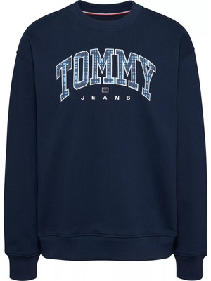 Kadın Tjw Rlx Prep Explorer 1 Crew Ext Sweatshirt-Lacivert