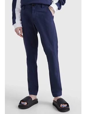 Erkek Tjm Scanton Slim Chino Pantolon - Lacivert