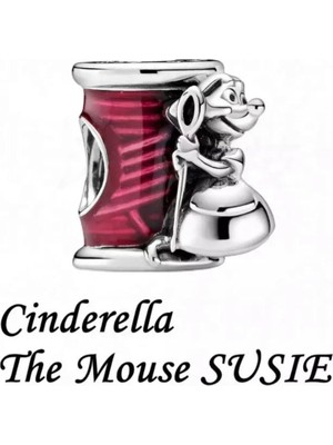 Hector Co Jewellery Cinderella The Mouse Susie Charm 925 Ayar Gümüş