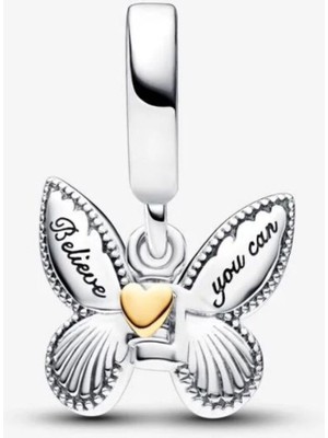 Hector Co Jewellery Kelebek Sallantılı Charm