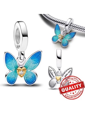 Hector Co Jewellery Kelebek Sallantılı Charm