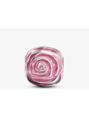 Hector Co Jewellery Açan Pembe Gül Charm