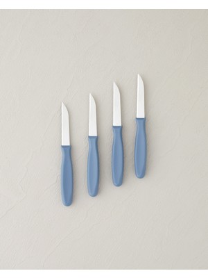 English Home Diana Çelik 4'lü Meyve Bıçak 16 cm Mavi