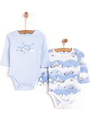 HelloBaby  Erkek 2li Uzun Kol Body Erkek Bebek