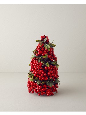 English Home Christmas Tree Dekoratif Obje 35 cm Kırmızı - Yeşil