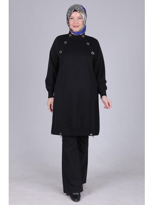 ottomanwear.com Büyük Beden Tunik Siyah OTW20106