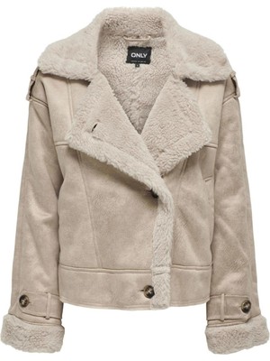 Only 15293012 Onlylva Faux Suede Bonded Jacket cc Otw Kadın Içi Kürklü Mont