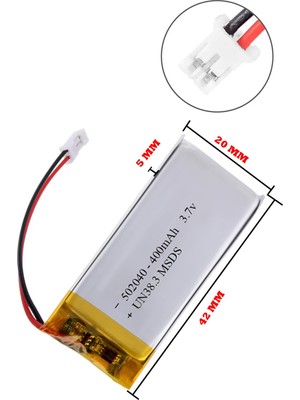 Konk Tools 502040 3.7 Volt 400 Mah Lityum Polimer Pil