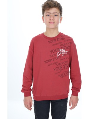 Toontoy Erkek Çocuk Baskılı Sweatshirt