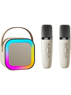 Yifeng Çocuklar Için Kablosuz Mikrofonlu Taşınabilir Bluetooth Hoparlör Çocuklar Için Mini Karaoke Makinesi (Yurt Dışından)