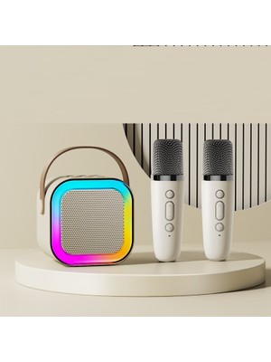 Yifeng Çocuklar Için Kablosuz Mikrofonlu Taşınabilir Bluetooth Hoparlör Çocuklar Için Mini Karaoke Makinesi (Yurt Dışından)