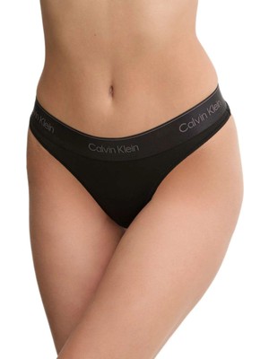 Calvin Klein Kadın Siyah Bralet Tanga Set 000QF8000E