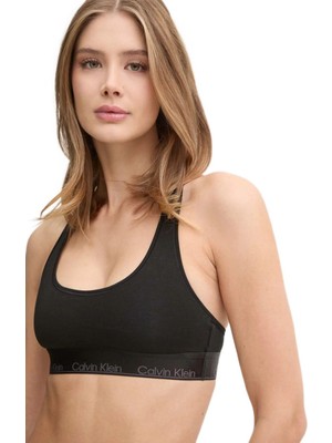 Calvin Klein Kadın Siyah Bralet Tanga Set 000QF8000E