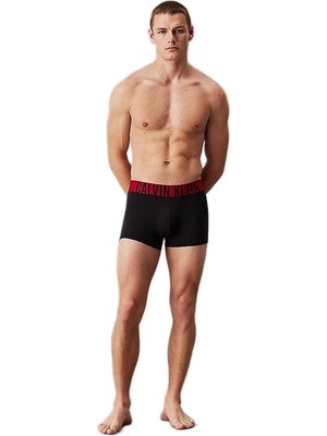 Calvin Klein Erkek Siyah 3'lü Boxer Trunk 000NB3608A