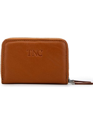 Tamer Tanca Unisex Deri Taba Deri Cüzdan Cuzdan 1039 222 Erk Czdn Sk24-25 Taba Dr