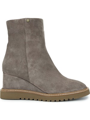 Tamer Tanca Kadın  Deri Vizon Süet Casual Bot 33 415 Bn Bot SK24-25 Vızon Suet