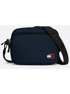 Tommy Hilfiger Kadın Essential Repeat Logolu Çapraz Çanta - Lacivert