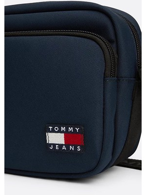 Tommy Hilfiger Kadın Essential Repeat Logolu Çapraz Çanta - Lacivert