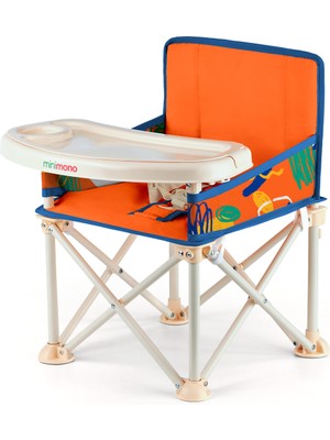 Minimono Plus 0-4 Yaş Portatif Katlanır Yükseltici Mama Sandalyesi Bebek Çocuk Kamp Sandalyesi 3 Farklı Renk Seçeneği