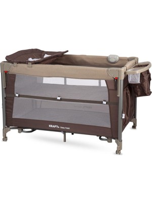 Kraft Easy Fold Anne Yanı Oyun Parkı 70*110 cm Bej