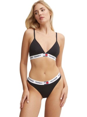 Tommy Hilfiger Kadın Siyah Tanga UW0UW05616