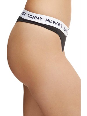 Tommy Hilfiger Kadın Siyah Tanga UW0UW05616