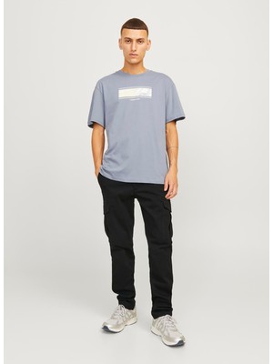 Jack & Jones Normal Bel Normal Paça Siyah Erkek Pantolon Jpstmarco Jjsantıago Cargo Mg