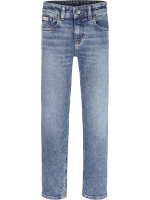 Calvin Klein Normal Bel Indigo Erkek Çocuk Denim Pantolon IB0IB024021A4