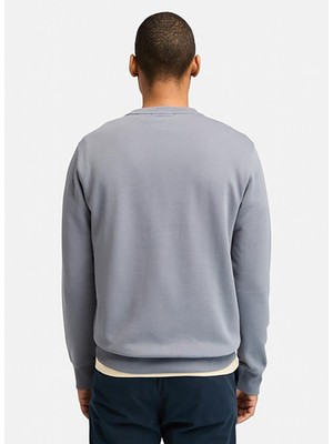 Gri Erkek Bisiklet Yaka Normal Bel Normal Kalıp Sweatshirt TB0A5UJY0731_KENNEBEC Rıver Linear