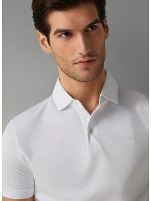 Hackett Beyaz Erkek Polo T-Shirt HM563205