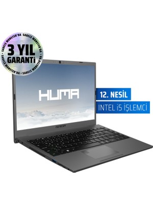 Monster HUMA H4 V5.1 Intel Core i5 1235U 16 GB RAM 500 GB SSD FreeDOS 14,1'' FHD 60 Hz Taşınabilir Bilgisayar