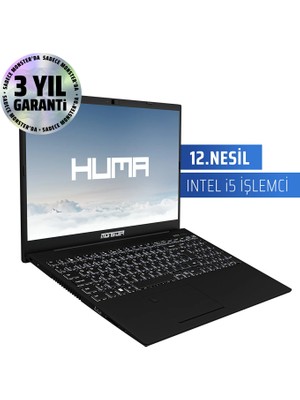 Monster HUMA H5 V4.1.13 Black Intel Core i5 1235U 16 GB RAM 500 GB SSD Windows 11 Pro 15,6" FHD 120 Hz Taşınabilir Bilgisayar