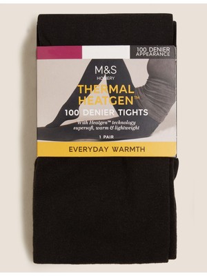 Marks & Spencer 100 Den Termal  Heatgen™ Opak Külotlu Çorap