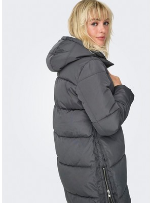 Only Antrasit Kadın Kaban Onlnewnora Long Puffer Coat Lıfe cc